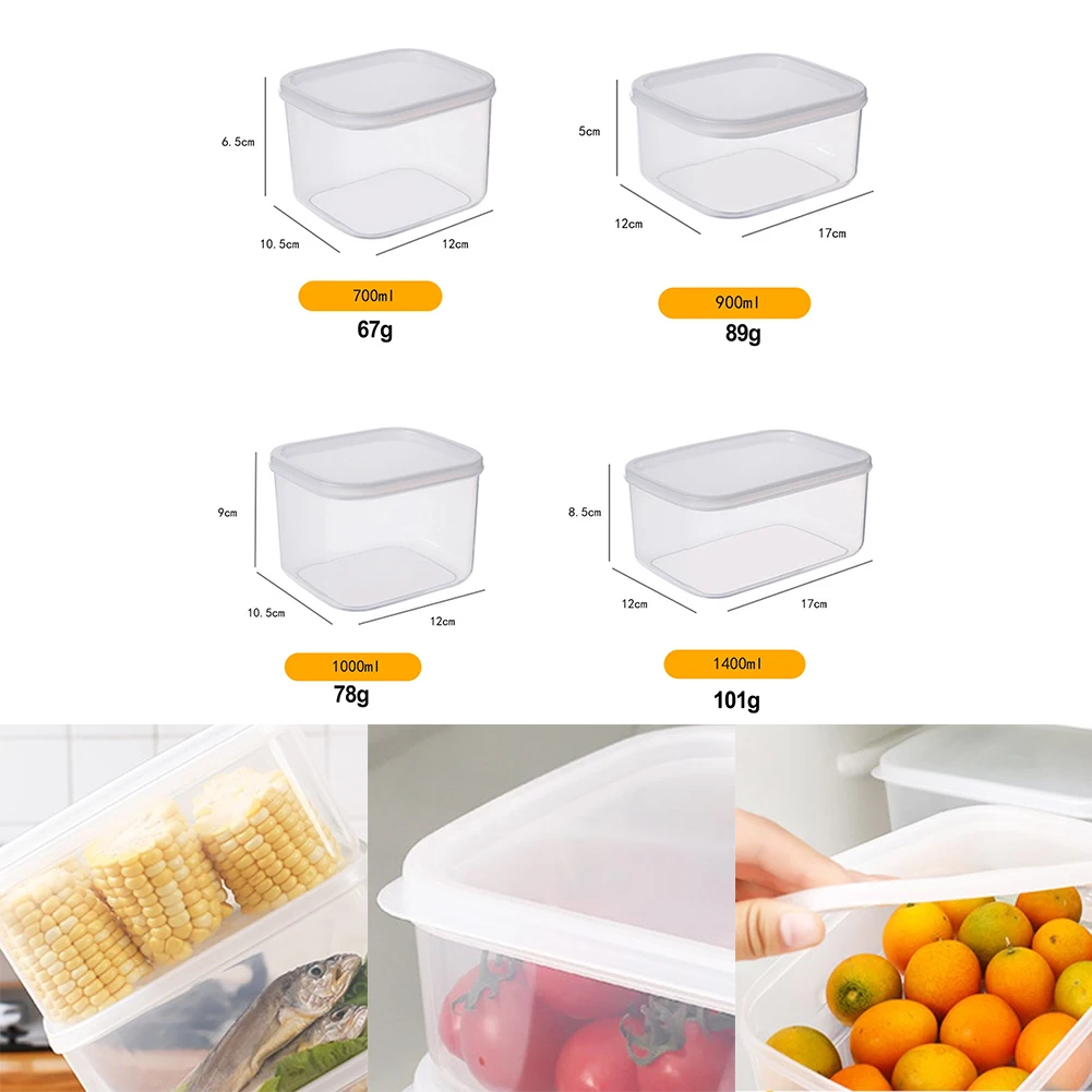 Food Containers Storage Box Plastic Transparent Food Canister Kitchen Storage Keep Fresh Box For Microwave Freezer Container
Food Containers Storage Box Plastic Transparent Food Canister Kitchen Storage Keep Fresh Box For Microwave Freezer Container