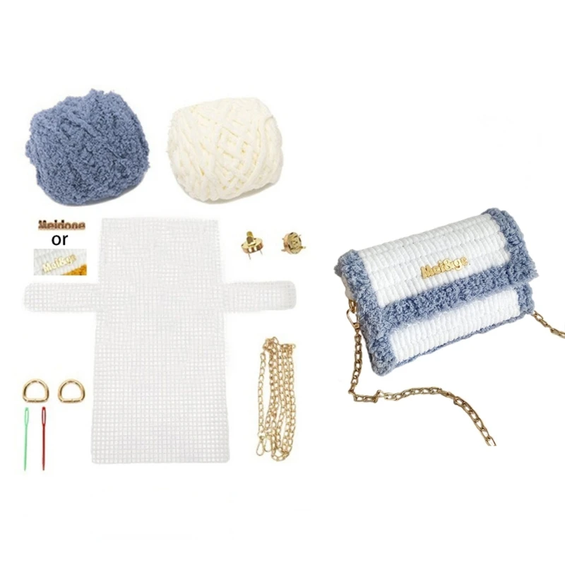 DIY Handbag Material Set Knitting Weave Bag Hand-Making Bags Gadget Handmade Bag Materials Kit Gift for Women Girls
DIY Handbag Material Set Knitting Weave Bag Hand-Making Bags Gadget Handmade Bag Materials Kit Gift for Women Girls