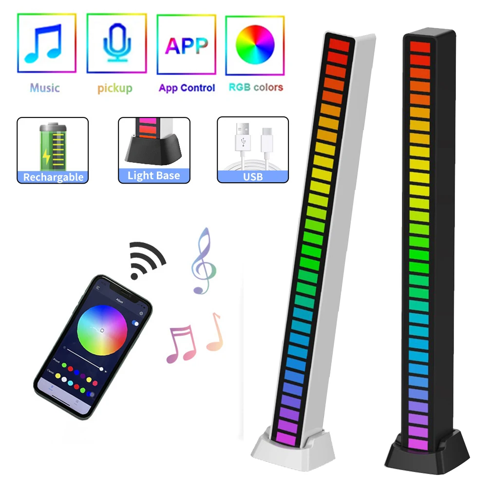 RGB-подсветильник ка с голосовой активацией и управлением через приложение, 1 шт.
RGB-подсветильник ка с голосовой активацией и управлением через приложение, 1 шт.