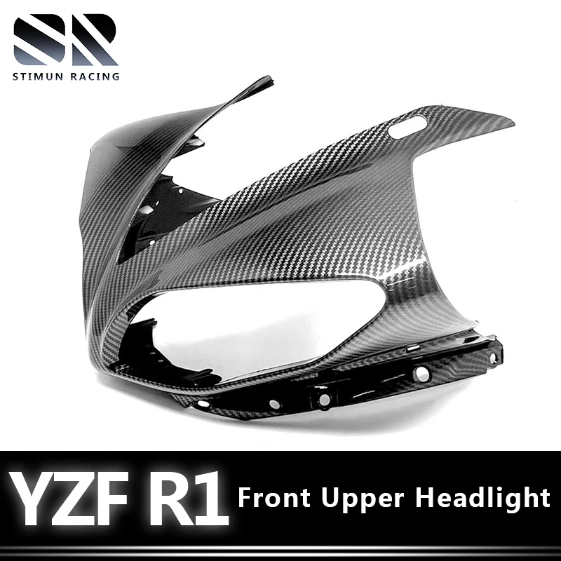For YAMAHA YZF-R1 2009-2011 YZF R1 Front Upper Headlight Fairing Hydro Dipped Carbon Fiber Finish
For YAMAHA YZF-R1 2009-2011 YZF R1 Front Upper Headlight Fairing Hydro Dipped Carbon Fiber Finish
