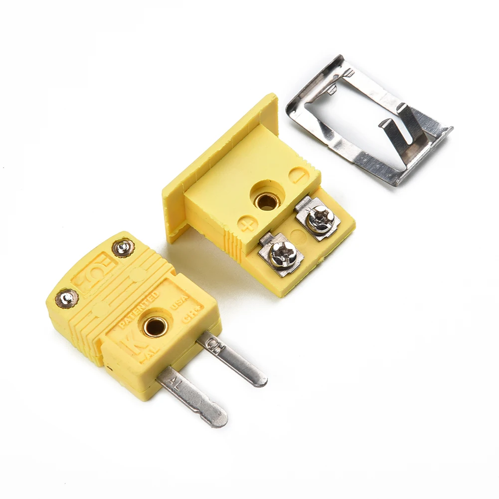 1 Set K Type Mini Connectors Plug Thermocouple Temperature Sensors Miniature Socket+ Plug Connector
1 Set K Type Mini Connectors Plug Thermocouple Temperature Sensors Miniature Socket+ Plug Connector