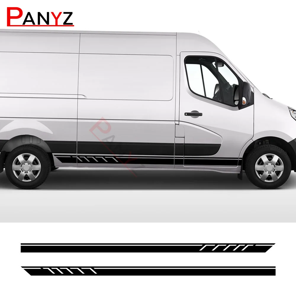 2PCS Car Door Side Stickers For Renault Master 1 2 3 Mk2 MK3 Day Van Camper Motorhome Stripes Decals Conversion Accessories
2PCS Car Door Side Stickers For Renault Master 1 2 3 Mk2 MK3 Day Van Camper Motorhome Stripes Decals Conversion Accessories