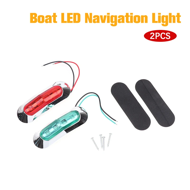 2Pcs Boat LED Navigation Light 4LED Stern Light Waterproof Bow Pontoon Signal Light for Sailboat Kayak 12V
2Pcs Boat LED Navigation Light 4LED Stern Light Waterproof Bow Pontoon Signal Light for Sailboat Kayak 12V