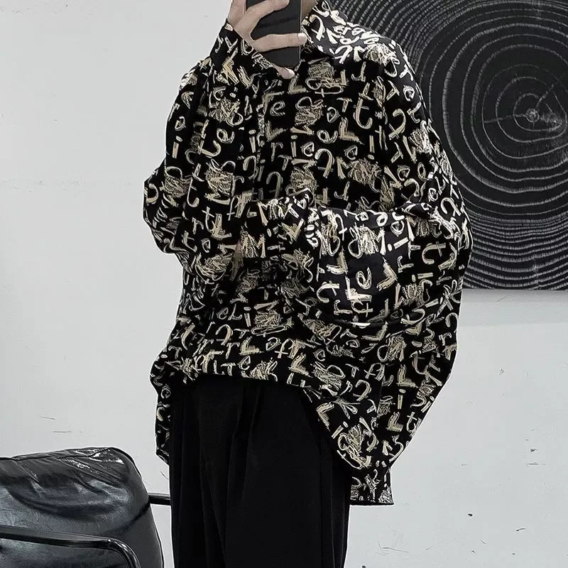 Long-sleeved shirt men loose-fitting Korean trend cool all-match blouse 2021 summer handsome Hong Kong Vintage aesthetic jacket
Long-sleeved shirt men loose-fitting Korean trend cool all-match blouse 2021 summer handsome Hong Kong Vintage aesthetic jacket