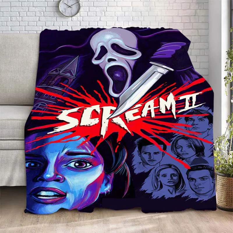 Horror Movie Scream Pattern Sofa Bed Blanket Super Soft Warm Printing Flannel Blanket
Horror Movie Scream Pattern Sofa Bed Blanket Super Soft Warm Printing Flannel Blanket