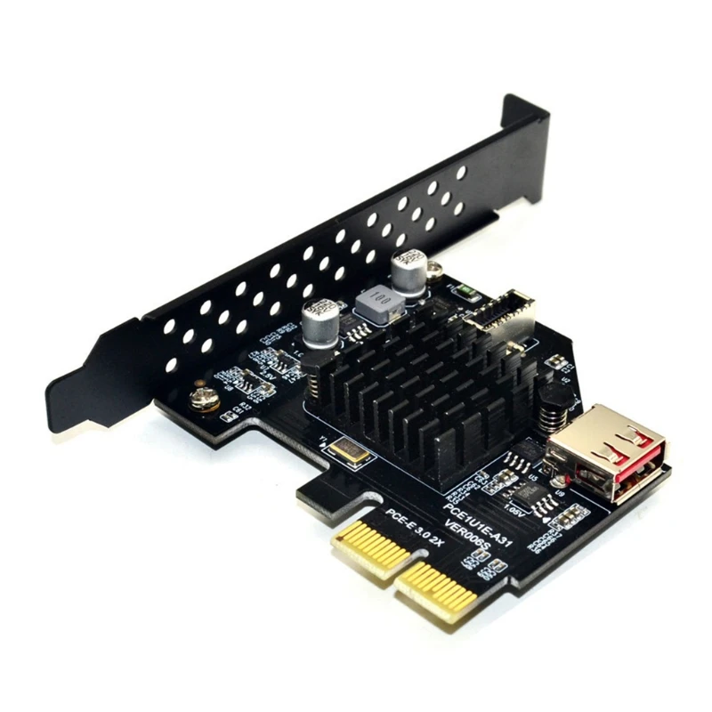 High Speed USB 3.1 Gen 2 Expansion Card 10 Gbit/s PCI 20PIN Transfer Front Panel Header Type-E Adapter for Windows
High Speed USB 3.1 Gen 2 Expansion Card 10 Gbit/s PCI 20PIN Transfer Front Panel Header Type-E Adapter for Windows