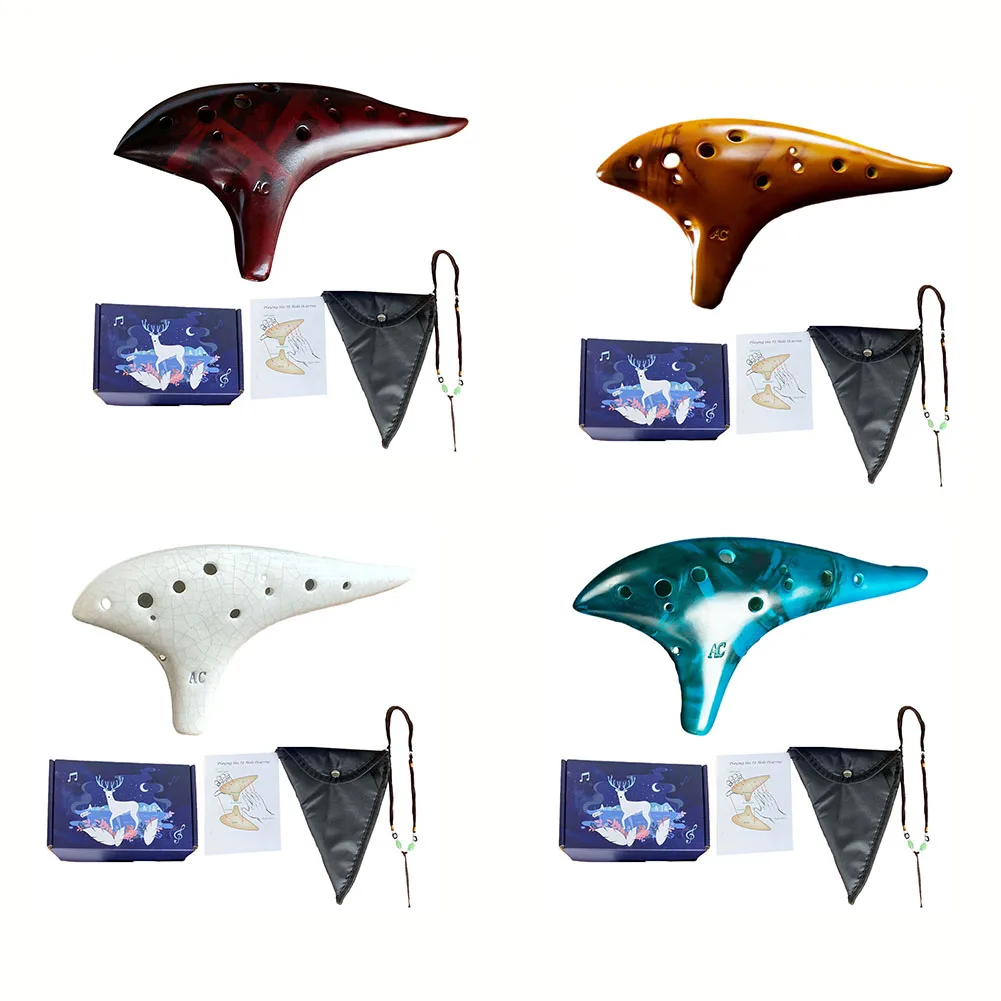 Керамический инструмент Ocarina с 12 отверстиями, книга песен и сумка для переноски, все в одном, искусственные музыкальные инструменты, деревообрабатывающее оборудование
Керамический инструмент Ocarina с 12 отверстиями, книга песен и сумка для переноски, все в одном, искусственные музыкальные инструменты, деревообрабатывающее оборудование