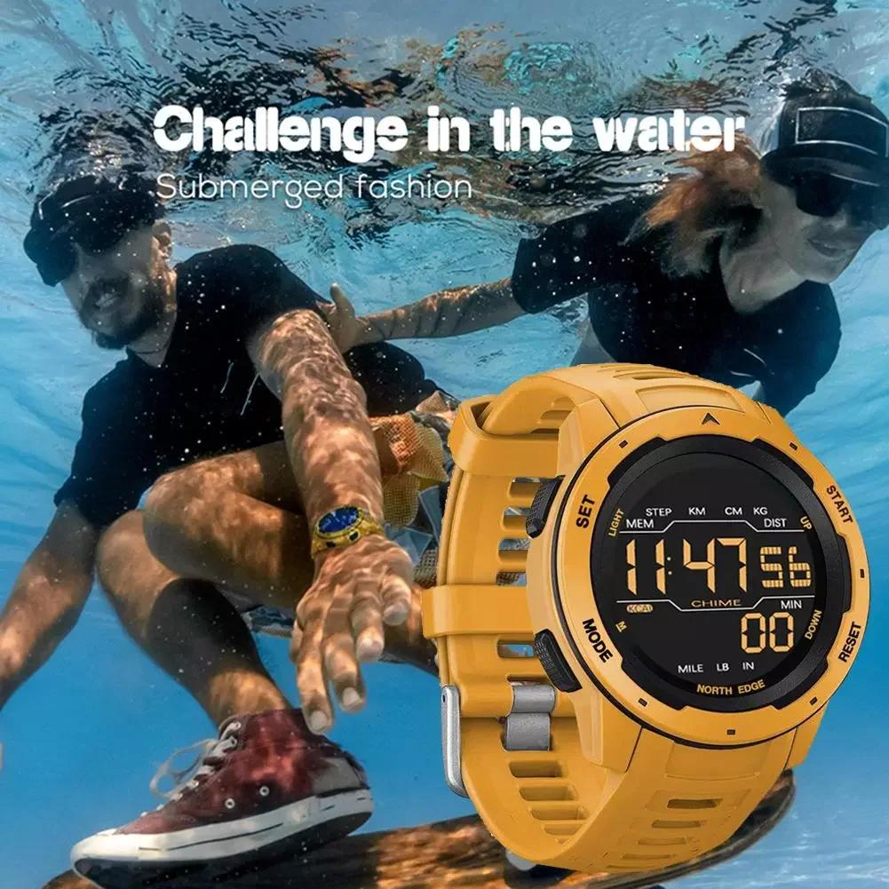 Men Digital Watch Men's Sports Watches Dual Time Pedometer Alarm Clock Waterproof 50M Digital Watch Military Clock Smart Wat
Men Digital Watch Men's Sports Watches Dual Time Pedometer Alarm Clock Waterproof 50M Digital Watch Military Clock Smart Wat