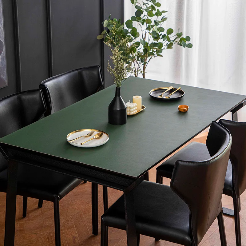 Double Side PU Leather Table Cloth Waterproof Oil Proof Anti Scalding Tablecloth Soild Color Home Desk Cover Oilcloth Protector
Double Side PU Leather Table Cloth Waterproof Oil Proof Anti Scalding Tablecloth Soild Color Home Desk Cover Oilcloth Protector