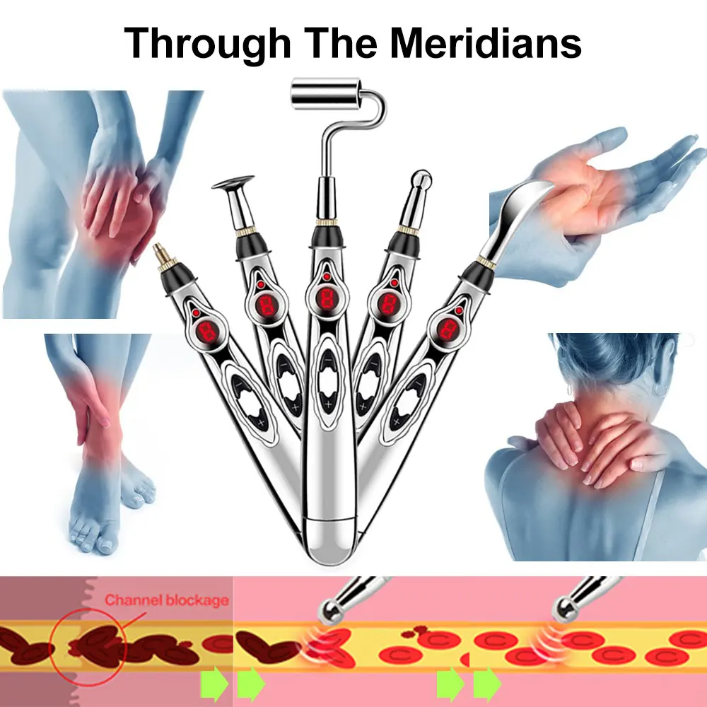 Electronic Acupuncture Point Massage Pen Pain Relief Laser Therapy Meridian Energy Body Massager Head Back Neck Leg Massage Pen
Electronic Acupuncture Point Massage Pen Pain Relief Laser Therapy Meridian Energy Body Massager Head Back Neck Leg Massage Pen