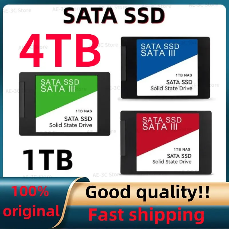 4TB 2023 New SATA SSD 2.5Inch High Speed SSD 4TB 2TB 1TB HD 500GB Internal SSD 2TB Solid State Drive For Laptop SSD Notebook
4TB 2023 New SATA SSD 2.5Inch High Speed SSD 4TB 2TB 1TB HD 500GB Internal SSD 2TB Solid State Drive For Laptop SSD Notebook