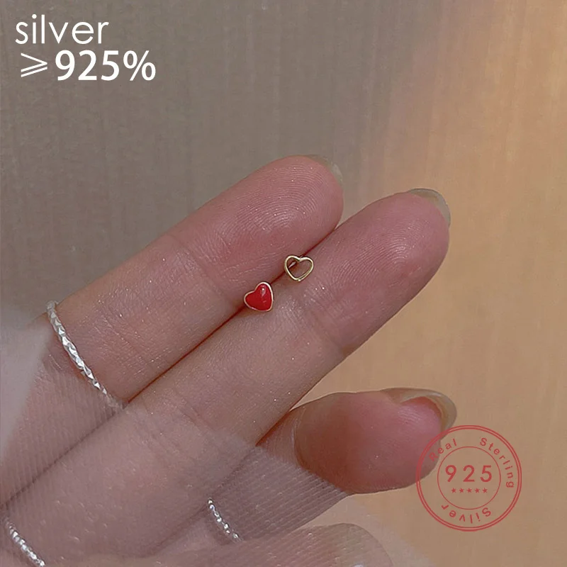 Silver Color Asymmetric Delicate Heart Stud Earrings For Women Simple Fashion Gift Jewelry Versatile Everyday Accessories
Silver Color Asymmetric Delicate Heart Stud Earrings For Women Simple Fashion Gift Jewelry Versatile Everyday Accessories
