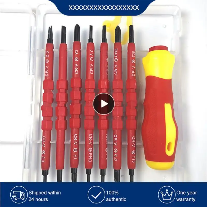 Insulated Screwdriver Dual-purpose Cr-v Chrome-vanadium Steel Maintenance Combination Tool High Hardnes Bolt Driver Screwdriver
Insulated Screwdriver Dual-purpose Cr-v Chrome-vanadium Steel Maintenance Combination Tool High Hardnes Bolt Driver Screwdriver