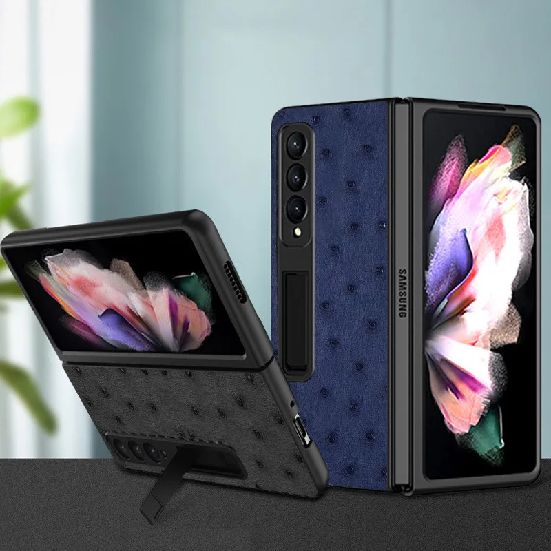 Чехол из натуральной кожи с рисунком страуса для Samsung Galaxy Z Fold 4, чехол для телефона W23
Чехол из натуральной кожи с рисунком страуса для Samsung Galaxy Z Fold 4, чехол для телефона W23