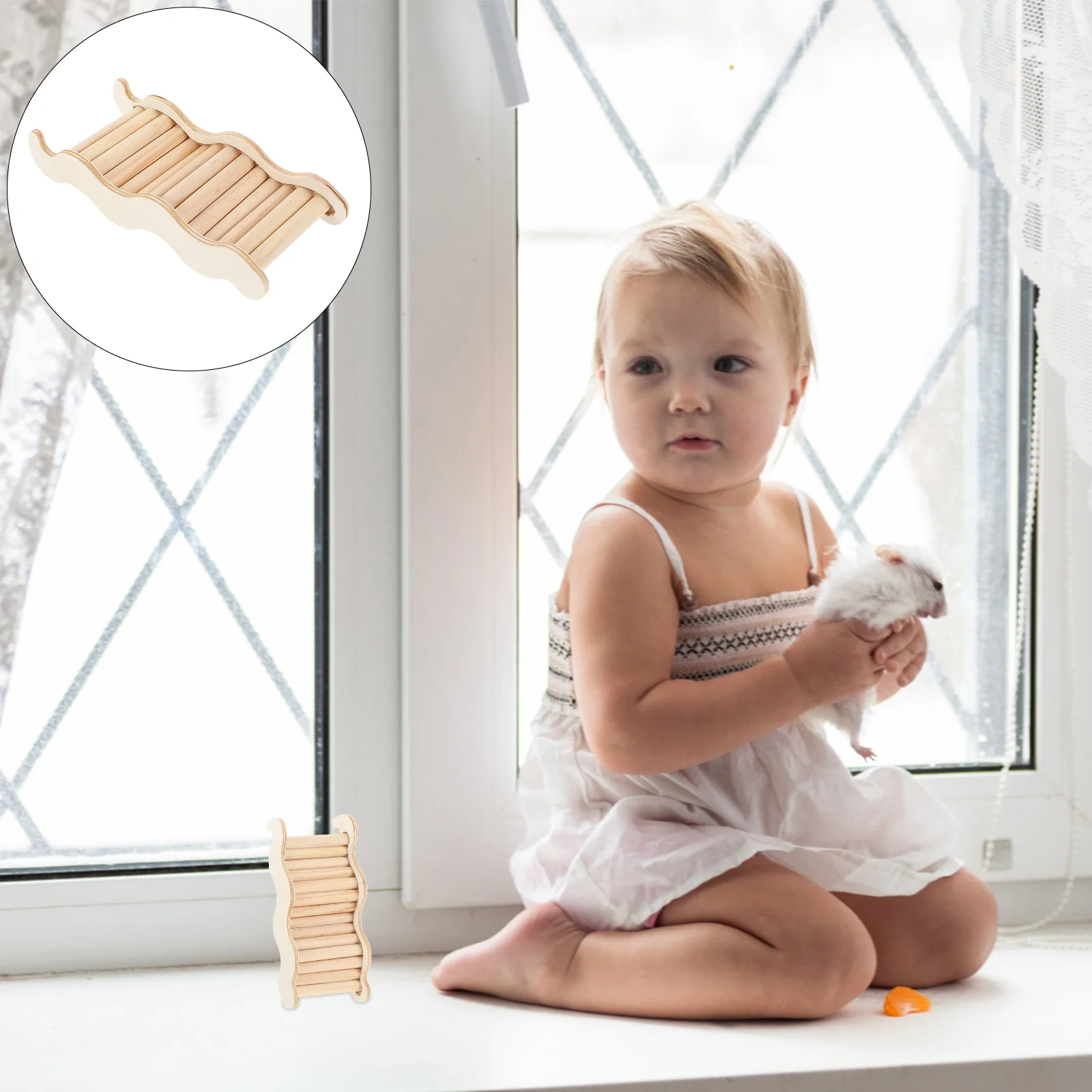 Wooden Animals Hamster Ladder Hedgehog Suspension Bridge Squirrel Plaything Small Pet Toy Cage
Wooden Animals Hamster Ladder Hedgehog Suspension Bridge Squirrel Plaything Small Pet Toy Cage