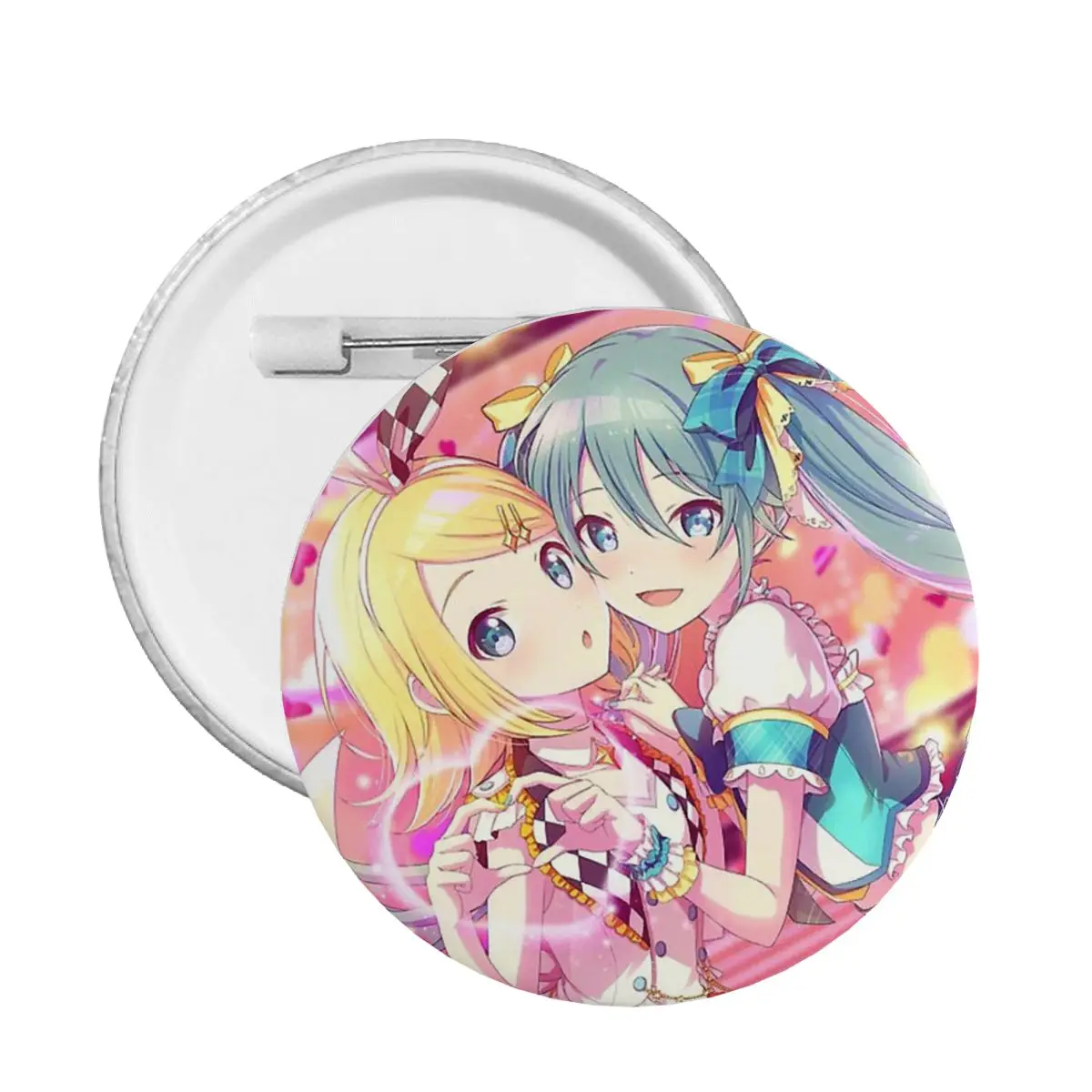 

Rin And Miku Pin Badge Project Sekai Virtual Idol Game Anime Metal Customizable Pins Brooch Lovers Badges Brooches For Bag