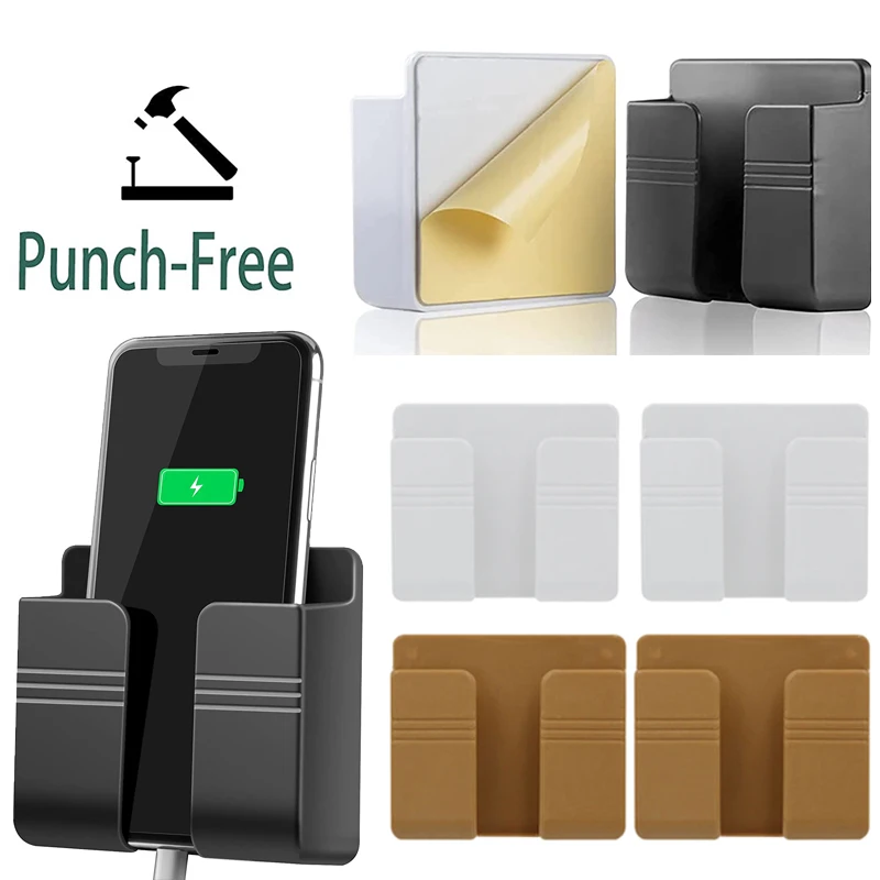 Non-slip Punch Free Phone Holder Self Adhesive Remote Cable Storage Boxes Office Home Wall Mounted Phone Plug Charging Racks
Non-slip Punch Free Phone Holder Self Adhesive Remote Cable Storage Boxes Office Home Wall Mounted Phone Plug Charging Racks
