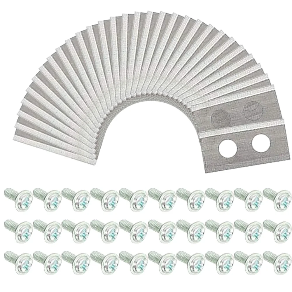 30pcs Titanium Plated Brush Cutter Blades For WORX LANDROID Robot Lawn Mower Grass Trimmer Head Metal Blade
30pcs Titanium Plated Brush Cutter Blades For WORX LANDROID Robot Lawn Mower Grass Trimmer Head Metal Blade