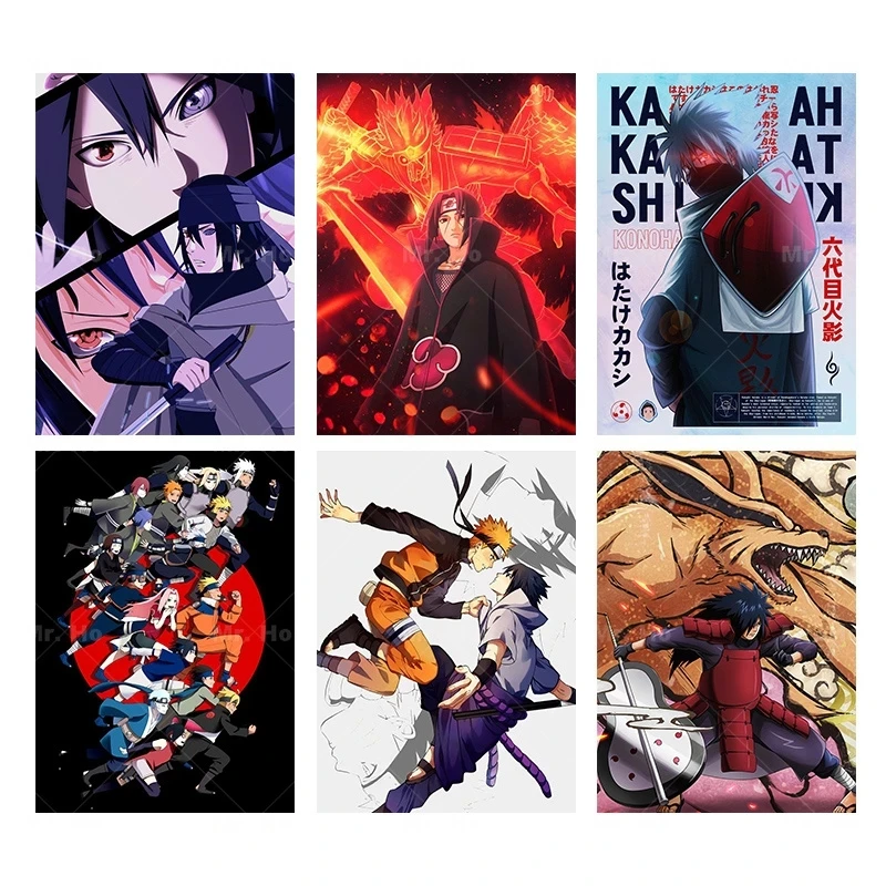 Anime Naruto Boy Bedroom Decor Classic Character Kakashi Sasuke Canvas Painting Mural Home Wall Picture Decoration
Anime Naruto Boy Bedroom Decor Classic Character Kakashi Sasuke Canvas Painting Mural Home Wall Picture Decoration