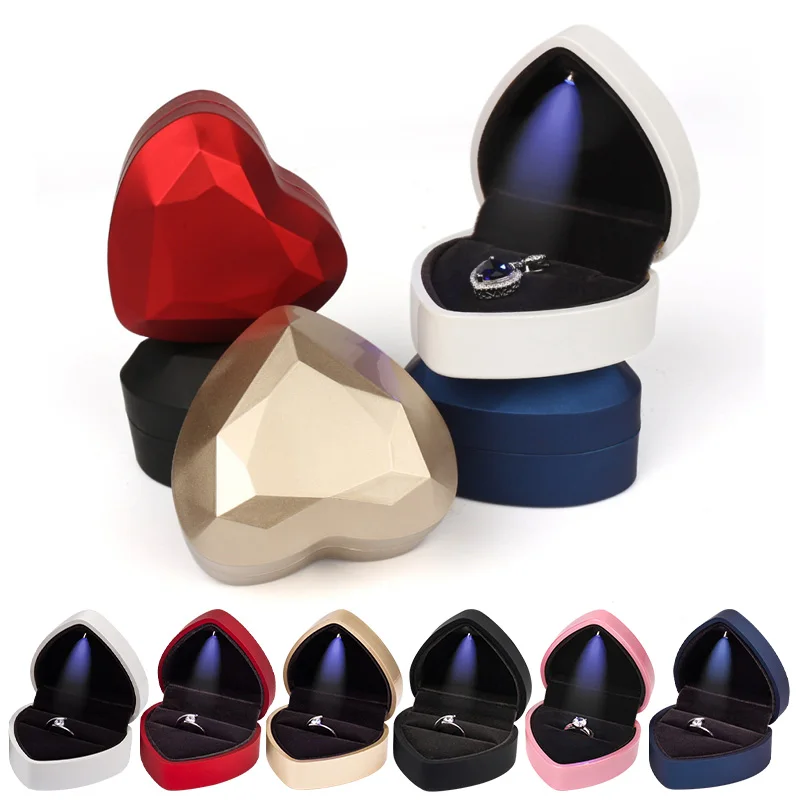 LED Lamp Ring Box Luxury Waterproof Jewelry Ring Holder Jewelry Packaging Earring Storage Packaging Box Necklace Ringcase
LED Lamp Ring Box Luxury Waterproof Jewelry Ring Holder Jewelry Packaging Earring Storage Packaging Box Necklace Ringcase