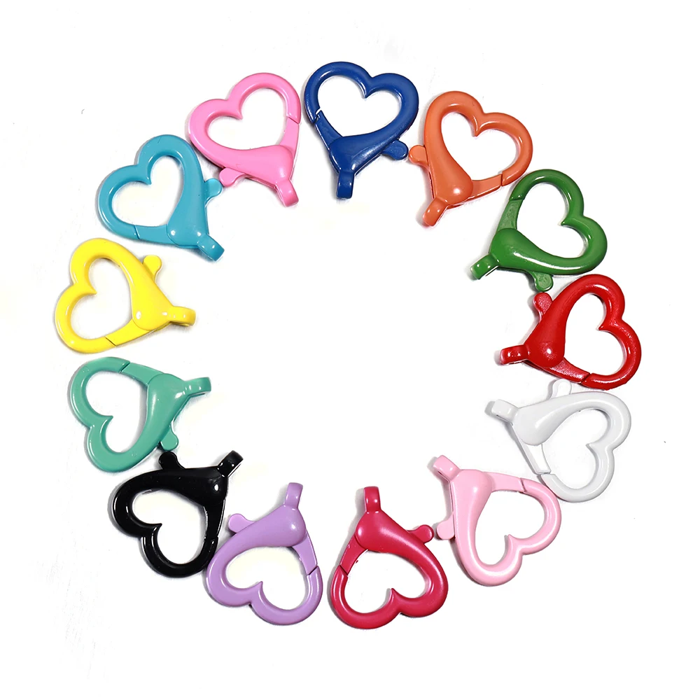 10pcs Love Heart Shape Lobster Clasps Colorful Buckles Hooks for Key Chains DIY Keyrings Connectors Jewelry Making Accessories
10pcs Love Heart Shape Lobster Clasps Colorful Buckles Hooks for Key Chains DIY Keyrings Connectors Jewelry Making Accessories
