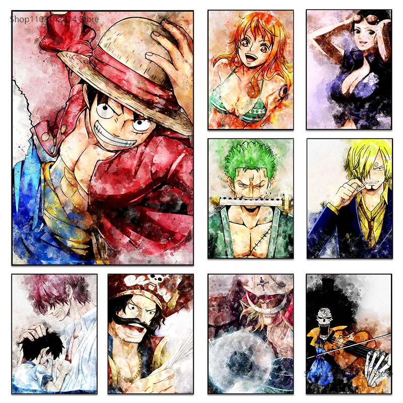 Graffiti Art Anime Wall Art Nordic Posters and Prints Luffy Watercolor Canvas Painting Pictures for Boy Bedroom Home Decoration
Graffiti Art Anime Wall Art Nordic Posters and Prints Luffy Watercolor Canvas Painting Pictures for Boy Bedroom Home Decoration