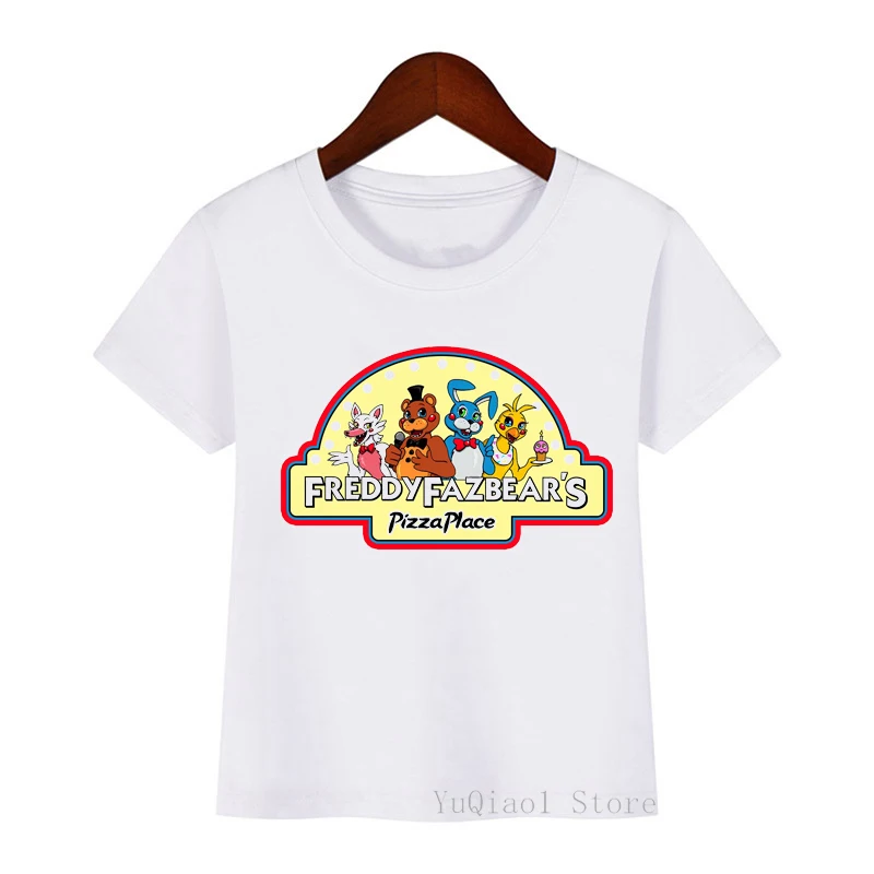 2022 Five Night At Fredy Tshirt Children Funny Cartoon T Shirts Kids Summer Top Baby Toddler Boys Clothes White Camisetas Cute
2022 Five Night At Fredy Tshirt Children Funny Cartoon T Shirts Kids Summer Top Baby Toddler Boys Clothes White Camisetas Cute