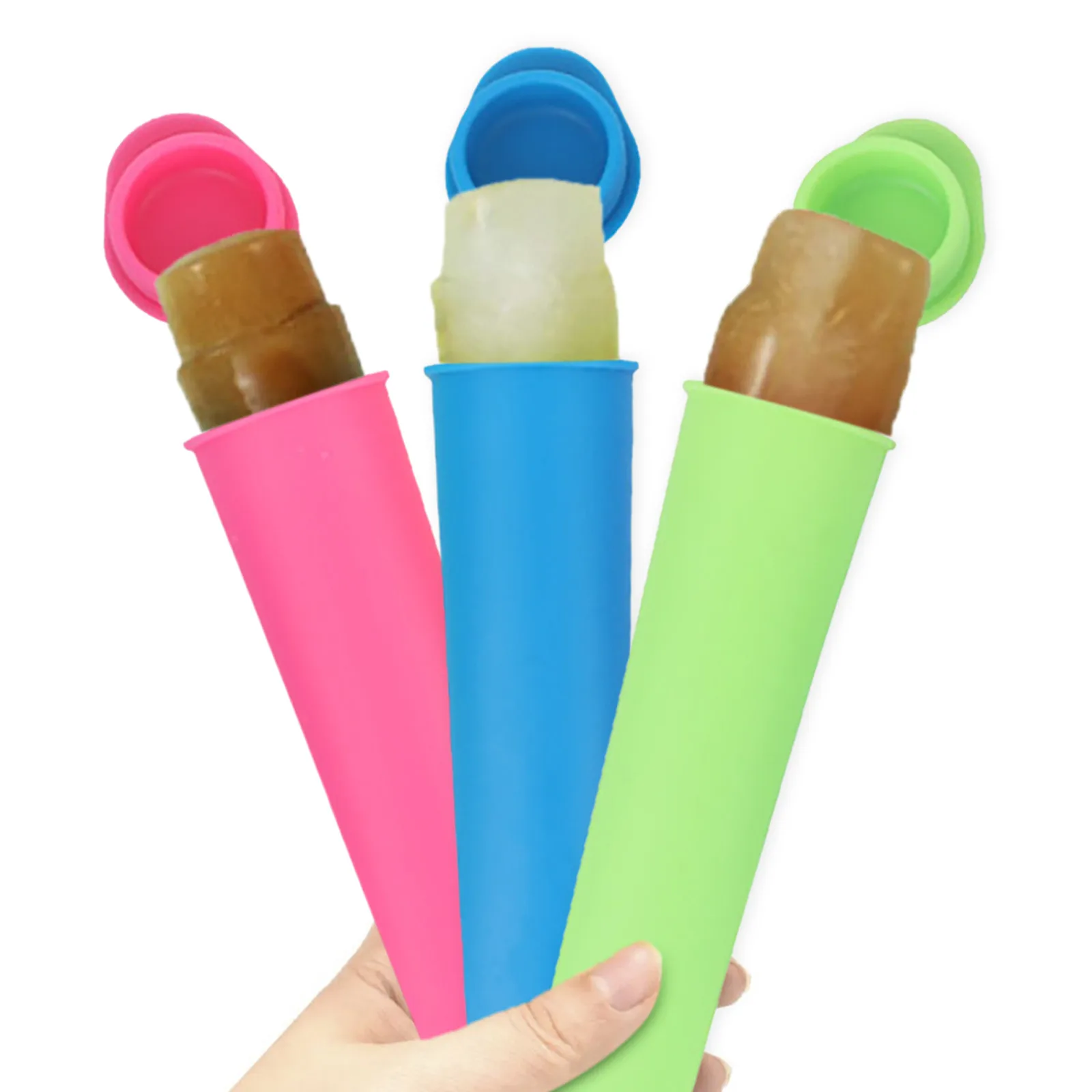 Solid Color Popsicle Maker Lolly Mould With Lid DIY Silicone Ice Cream Mold Ice Cube Mould For Freezer Large Ice Cube Molds
Solid Color Popsicle Maker Lolly Mould With Lid DIY Silicone Ice Cream Mold Ice Cube Mould For Freezer Large Ice Cube Molds