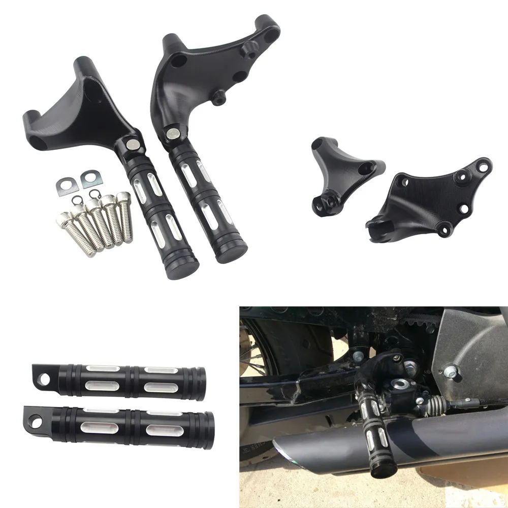 Мотоциклетные черные алюминиевые подставки для ног, педаль, задние пассажирские ножки, монтажный комплект для Harley Sportster XL 883 1200 72 48 2014-2019
Мотоциклетные черные алюминиевые подставки для ног, педаль, задние пассажирские ножки, монтажный комплект для Harley Sportster XL 883 1200 72 48 2014-2019