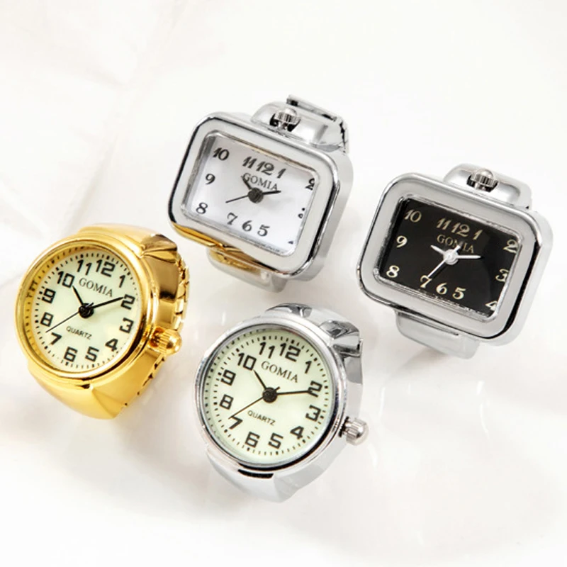 62 Styles Luxury Ring Clock Quartz Watches Rings for Men Ladies Man Male Finger Functional Triangle Roman Numeral Pocket Jewelry
62 Styles Luxury Ring Clock Quartz Watches Rings for Men Ladies Man Male Finger Functional Triangle Roman Numeral Pocket Jewelry