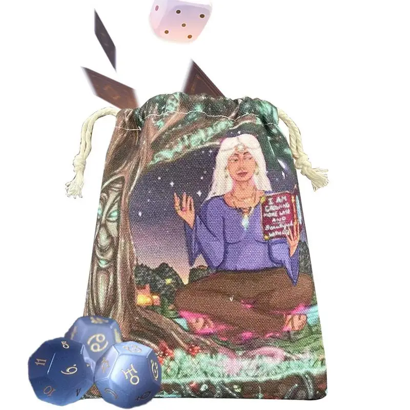 Tarot Oracle Cards Storage Bag Mother Of Earth Tarot Pouch Witch Divination Accessories Tarot Jewelry Dice Drawstring Package
Tarot Oracle Cards Storage Bag Mother Of Earth Tarot Pouch Witch Divination Accessories Tarot Jewelry Dice Drawstring Package