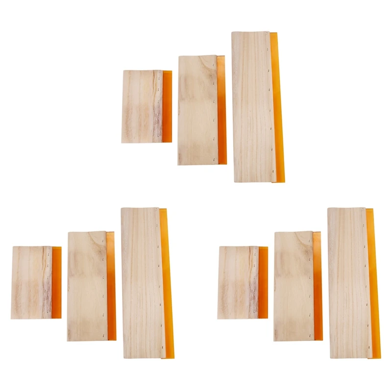 9 Pcs Silk Screen Printing Squeegee Ink Scaper Scratch Board Tools 16Cm 24Cm 33Cm
9 Pcs Silk Screen Printing Squeegee Ink Scaper Scratch Board Tools 16Cm 24Cm 33Cm