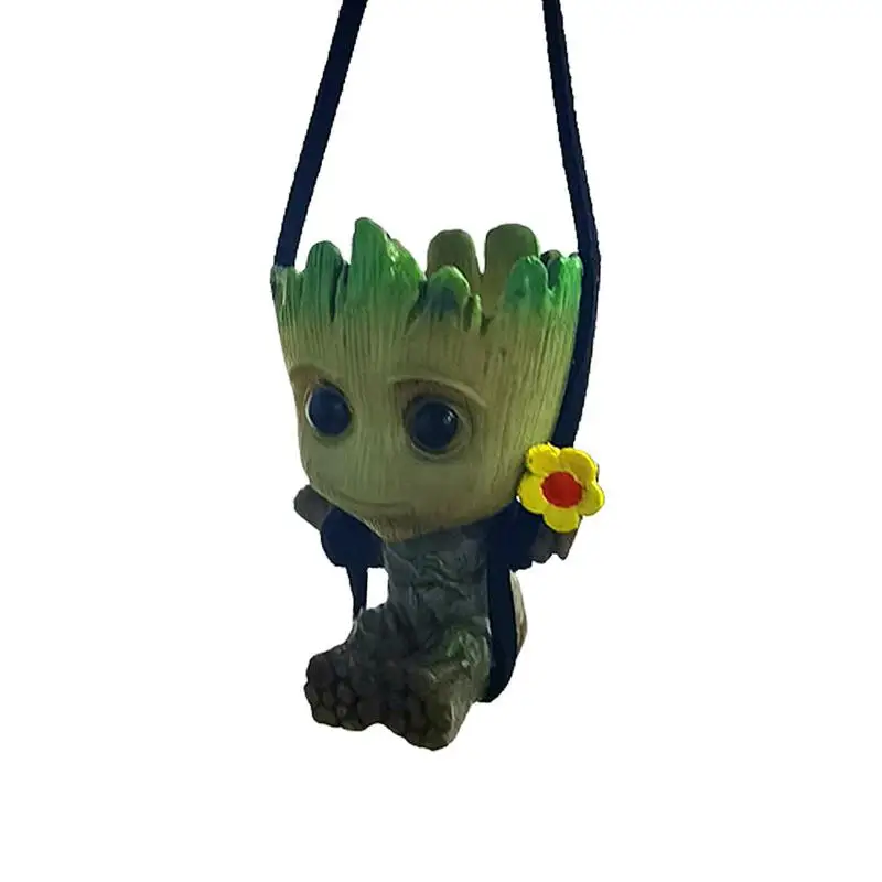Cute Groot Personality Car Pendants Interior Rear View Mirrors Resin Swing Car Pendants Auto Cute Groot Mirror Ornaments
Cute Groot Personality Car Pendants Interior Rear View Mirrors Resin Swing Car Pendants Auto Cute Groot Mirror Ornaments