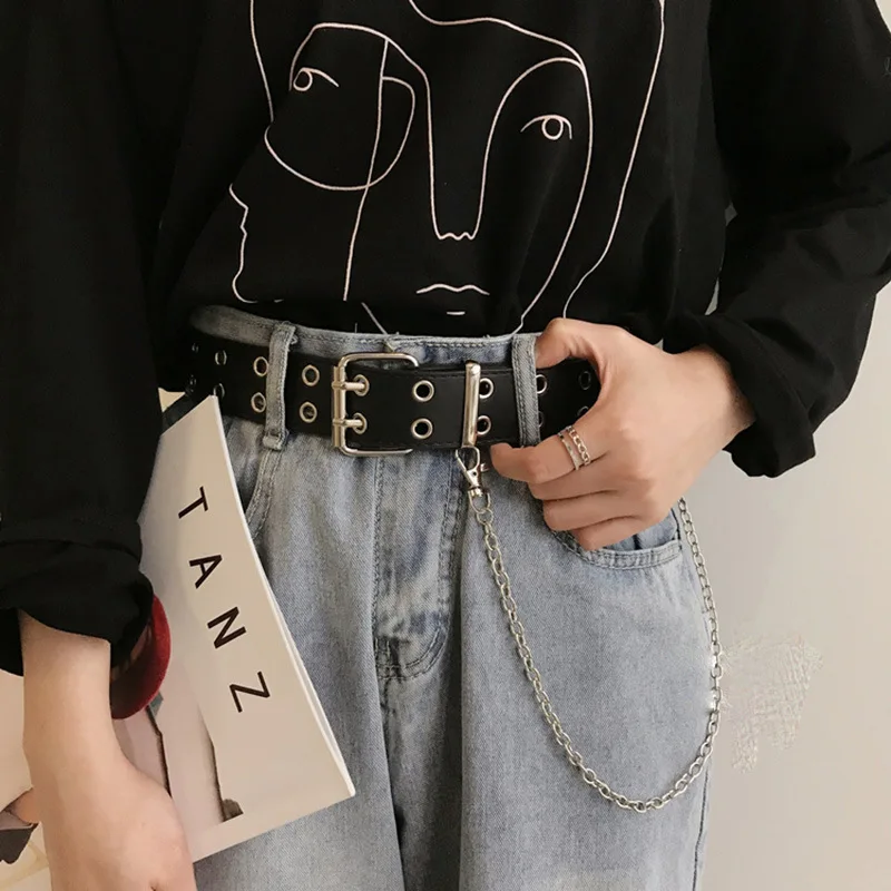 Fashion Alloy Women Belts Chain Luxury for Genuine Leather New Style Pin Buckle Jeans Decorative Ladies Retro Decorative Punk
Fashion Alloy Women Belts Chain Luxury for Genuine Leather New Style Pin Buckle Jeans Decorative Ladies Retro Decorative Punk