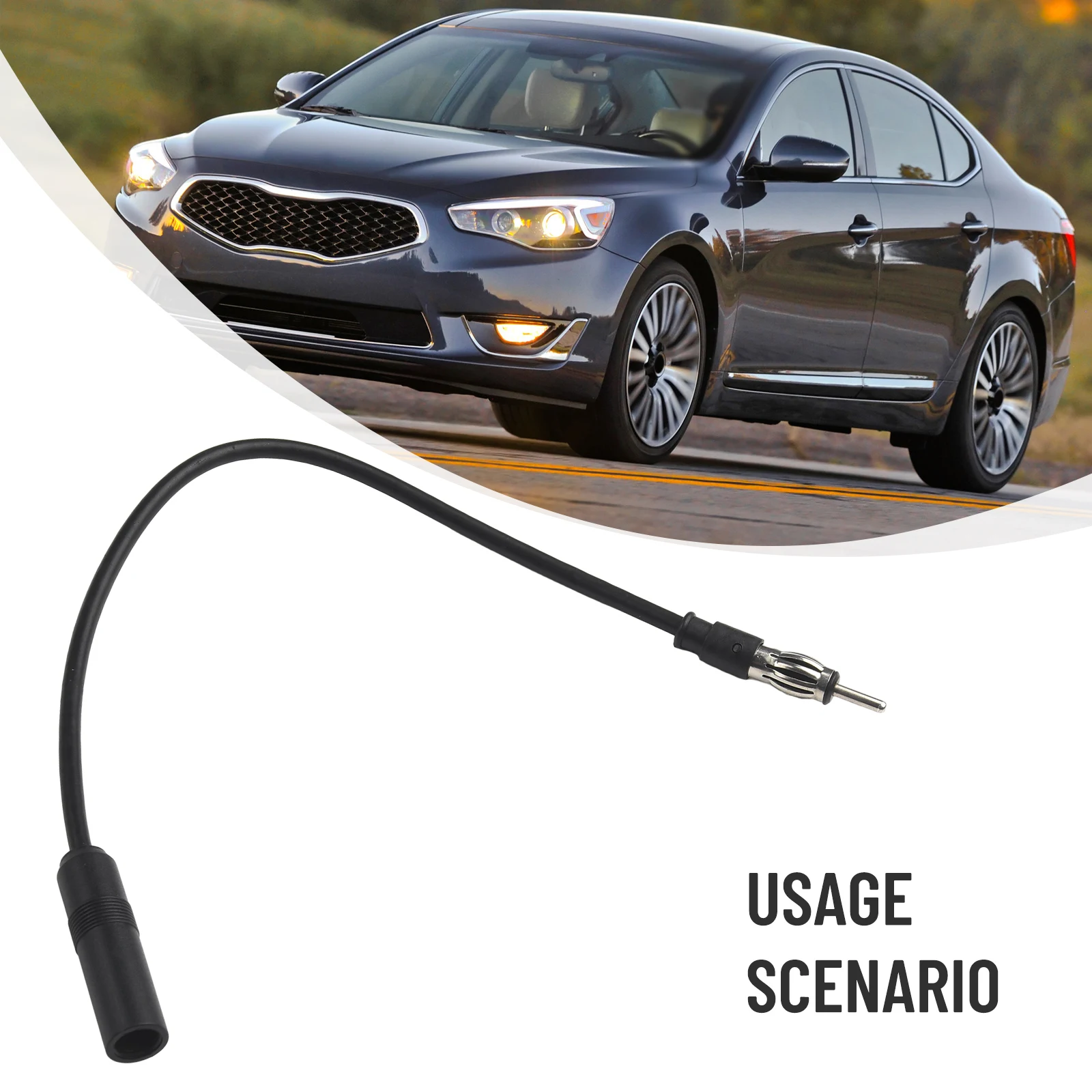 New FM Radio Antenna Extension Cable Cord Portable Accessory Fits For Car Black Radio Antenna Extension Wire, Widely Used In Car
New FM Radio Antenna Extension Cable Cord Portable Accessory Fits For Car Black Radio Antenna Extension Wire, Widely Used In Car