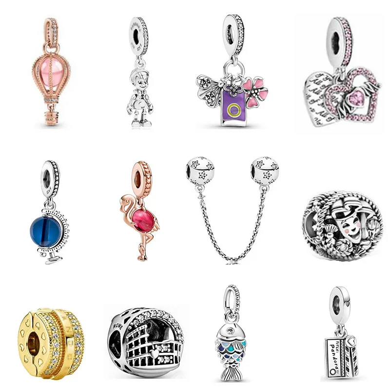 100% Silver Color charms Hot Air Balloon Flamingo Globe Pendant Charms fit Original Pandora Beads Bracelet silver jewelry
100% Silver Color charms Hot Air Balloon Flamingo Globe Pendant Charms fit Original Pandora Beads Bracelet silver jewelry