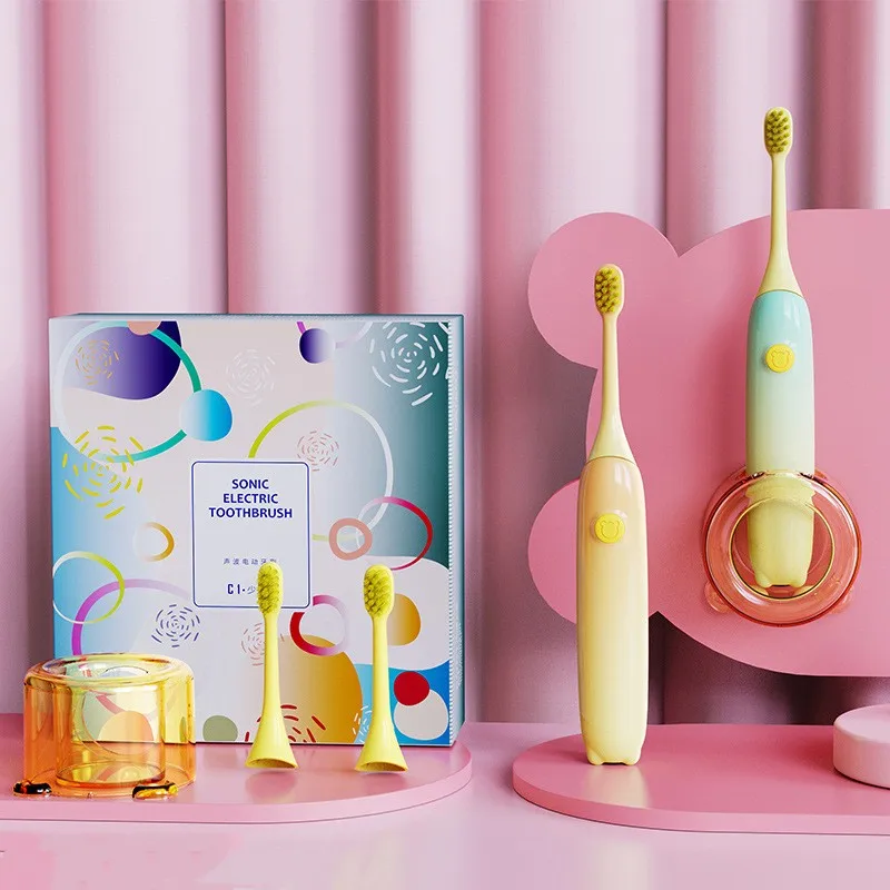 Sonic Electric Toothbrush for Children Kids Cleaning Teeth Whiteing Rechargeable Waterproof Replace the Tooth Brush Head
Sonic Electric Toothbrush for Children Kids Cleaning Teeth Whiteing Rechargeable Waterproof Replace the Tooth Brush Head