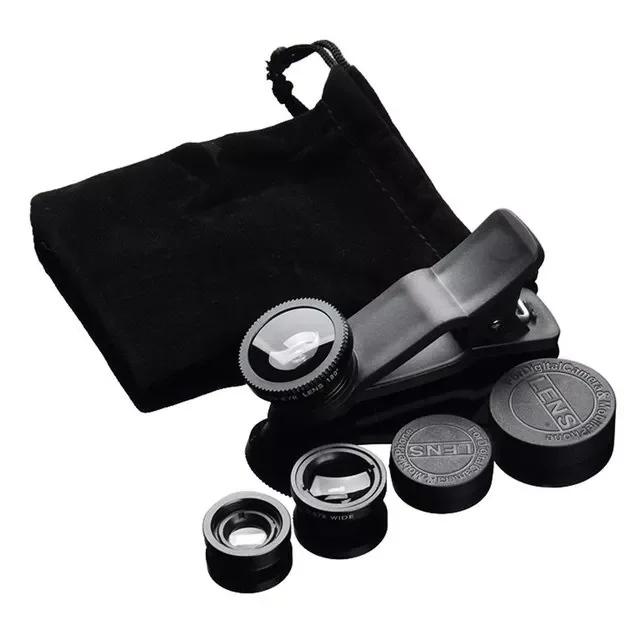 3 in 1 Fish Eye+Wide Angle+Macro Clip On Camera Lens Set for Mobile Phone Tablet Phone Camera Accessories
3 in 1 Fish Eye+Wide Angle+Macro Clip On Camera Lens Set for Mobile Phone Tablet Phone Camera Accessories