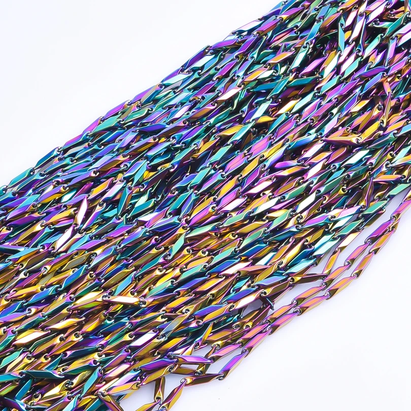 Fashion 2022 New Link Trend Charms Bamboo Chains Jewelry Men's Necklace Stainless Steel Charm Ladies Bracelet Choker Jewelry 
Fashion 2022 New Link Trend Charms Bamboo Chains Jewelry Men's Necklace Stainless Steel Charm Ladies Bracelet Choker Jewelry