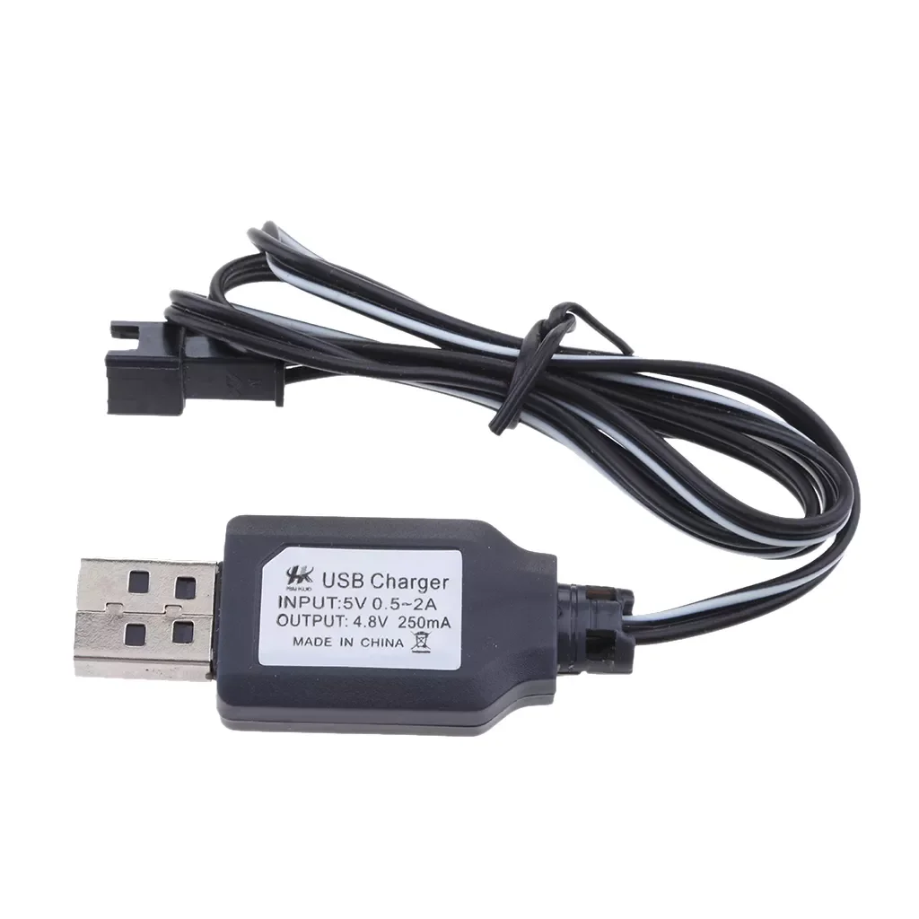 NEW2022 4.8V Ni/Cd Battery Charging Cable USB To SM Plug For RC Car Drone Robot Black USB male to SM female plug cable
NEW2022 4.8V Ni/Cd Battery Charging Cable USB To SM Plug For RC Car Drone Robot Black USB male to SM female plug cable