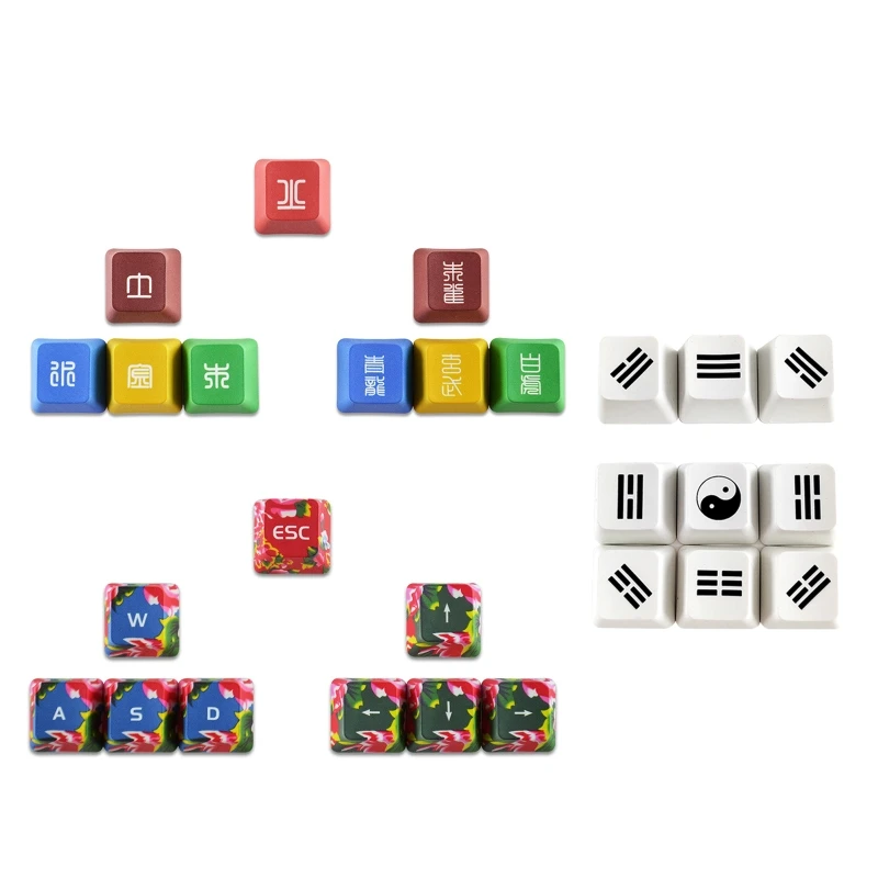 2022 New 9 Keys Personalized PBT OEM Keycaps for WASD Direction ESC Keycap Dye Sub Gossip Chart Seal Script Big Flowers Theme
2022 New 9 Keys Personalized PBT OEM Keycaps for WASD Direction ESC Keycap Dye Sub Gossip Chart Seal Script Big Flowers Theme