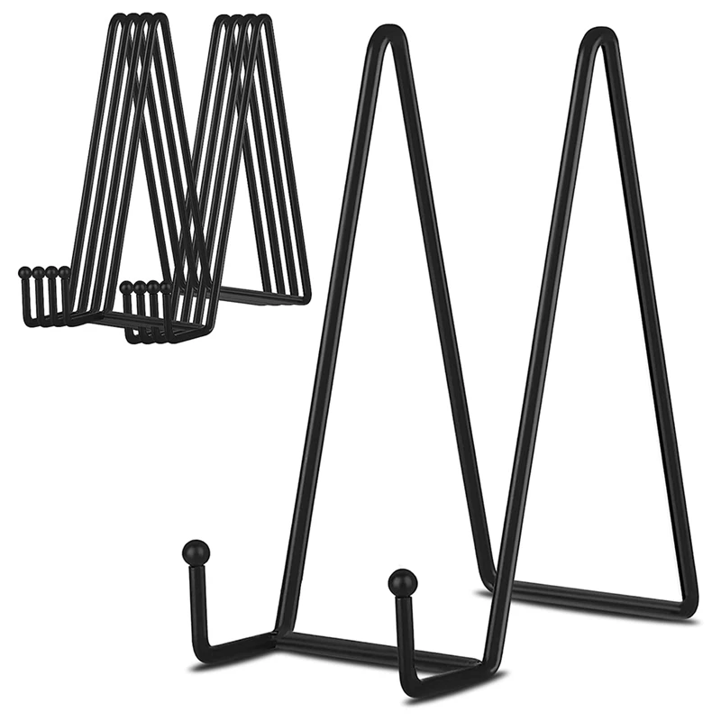 5 Pack 8 Inch Black Metal Display Stands Plate Holder Display Stands For Picture, Decorative Plate, Book
5 Pack 8 Inch Black Metal Display Stands Plate Holder Display Stands For Picture, Decorative Plate, Book
