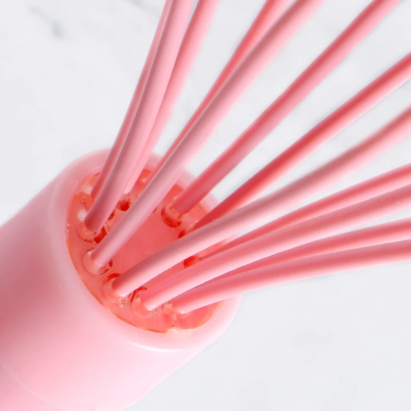 Multifunction Silicone Whisk Ergonomic Handle Cream Blender Manual Egg Beater Heat Resistant Kitchen Whisks Durable Gift
Multifunction Silicone Whisk Ergonomic Handle Cream Blender Manual Egg Beater Heat Resistant Kitchen Whisks Durable Gift