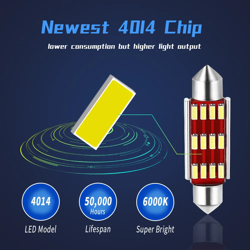 Светодиодная лампа 10x C5W C10W 36 мм для внутреннего освесветильник, гирлянда для Чтения номерного знака, багажника, без ошибок
Светодиодная лампа 10x C5W C10W 36 мм для внутреннего освесветильник, гирлянда для Чтения номерного знака, багажника, без ошибок