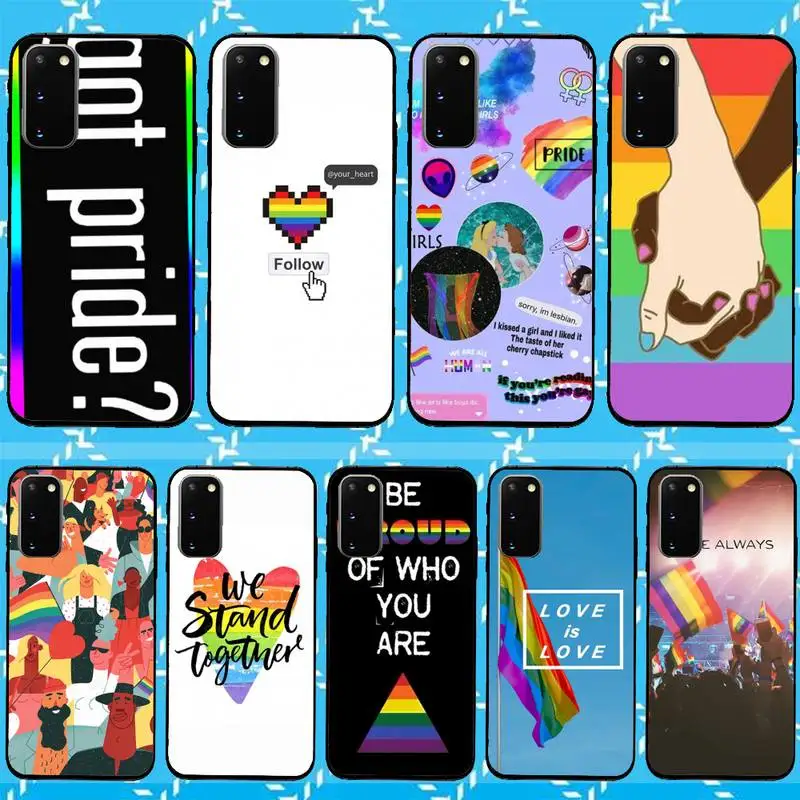 Чехол Rainbow Pride для телефона Samsung Galaxy S6 S7 Edge Plus S9 S20Plus S20ULTRA S10lite S225G S10 Note20ultra |