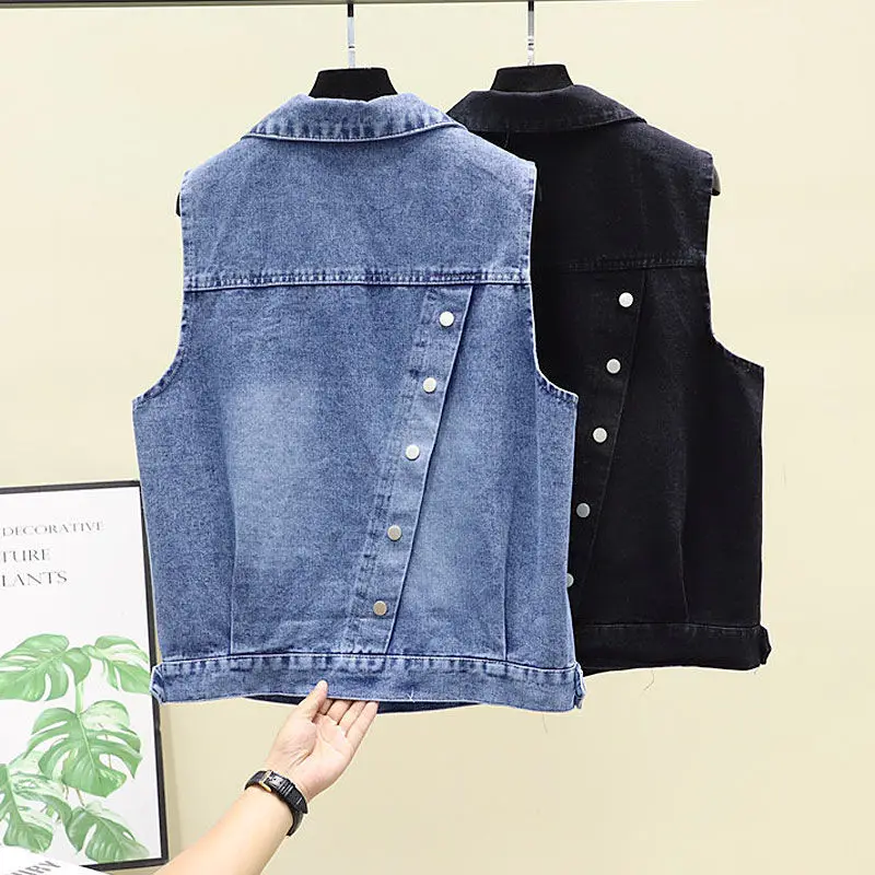 VANOVICH Korean Japan Style Thin Section Thin and Loose Denim Vest 2022 Spring and Autumn New Womens Vest
VANOVICH Korean Japan Style Thin Section Thin and Loose Denim Vest 2022 Spring and Autumn New Womens Vest