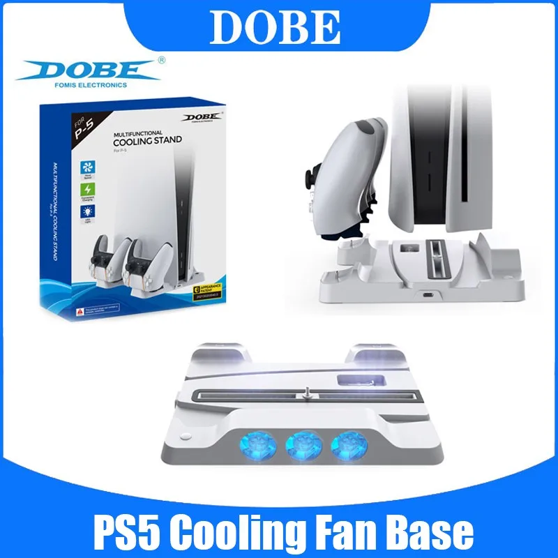 2022 For PS5 Console Horizontal Cooling Stand PS5 Base Holder PS5 Controller Charger For Playstation 5 Three High-speed Fan Cool
2022 For PS5 Console Horizontal Cooling Stand PS5 Base Holder PS5 Controller Charger For Playstation 5 Three High-speed Fan Cool