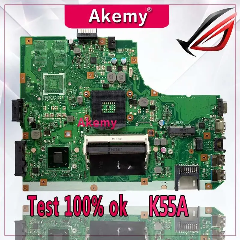 Материнская плата Akemy K55A для ноутбука Asus K55A A55V K55VD K55V K55, протестированная оригинальная материнская плата GM
Материнская плата Akemy K55A для ноутбука Asus K55A A55V K55VD K55V K55, протестированная оригинальная материнская плата GM