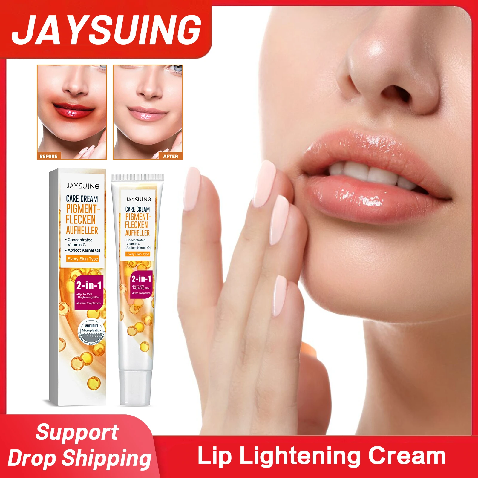 Lip Lightening Cream Fade Lip Lines Soften Dead Skin Exfoliating Remove Pigmentation Brightening Moisturizing Lip Care Cream 50g
Lip Lightening Cream Fade Lip Lines Soften Dead Skin Exfoliating Remove Pigmentation Brightening Moisturizing Lip Care Cream 50g