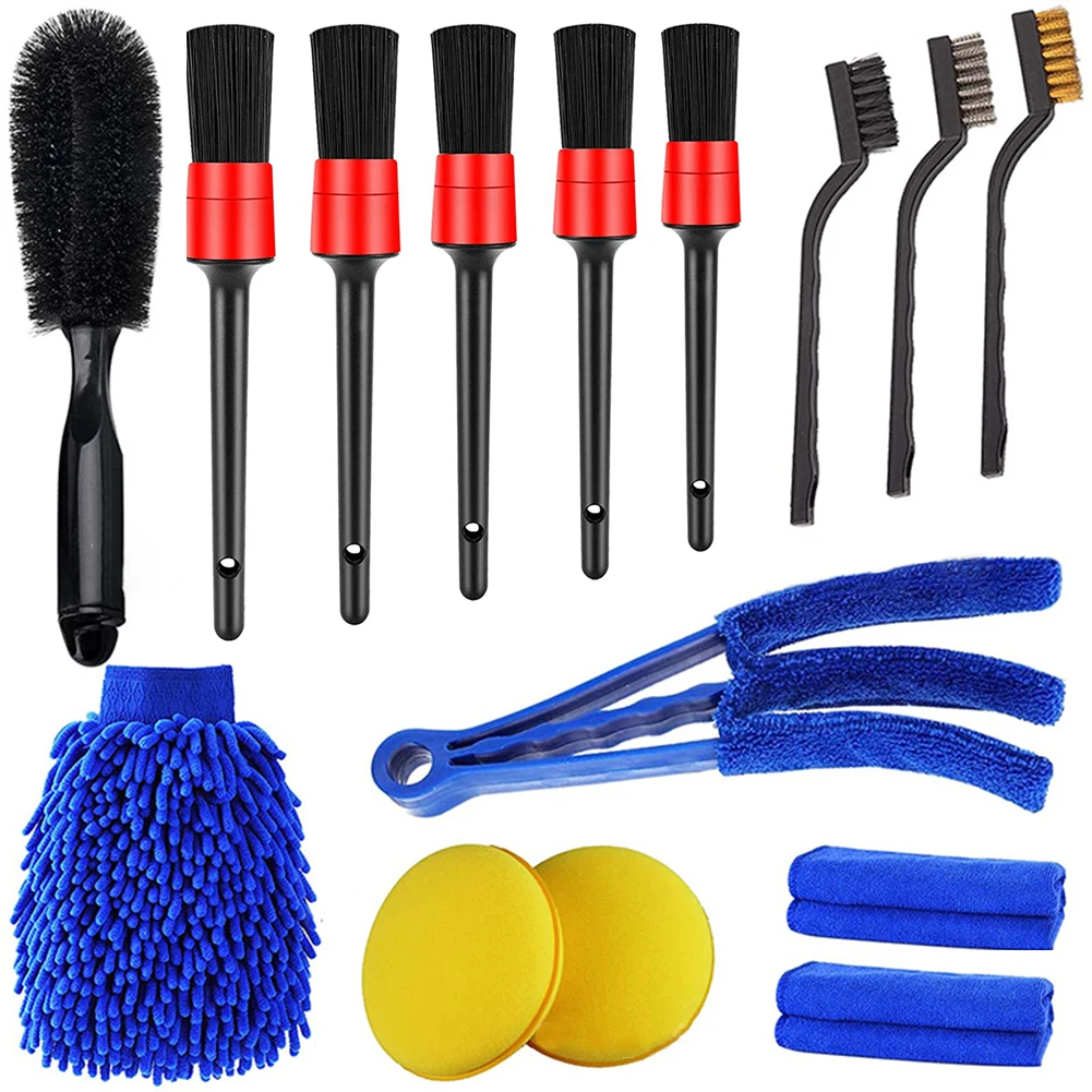 15pcs Car Cleaning Brush Set 100% Brand New And High Quality Car Washing Set Detail Brush Set Car Brush Hair Brush
15pcs Car Cleaning Brush Set 100% Brand New And High Quality Car Washing Set Detail Brush Set Car Brush Hair Brush